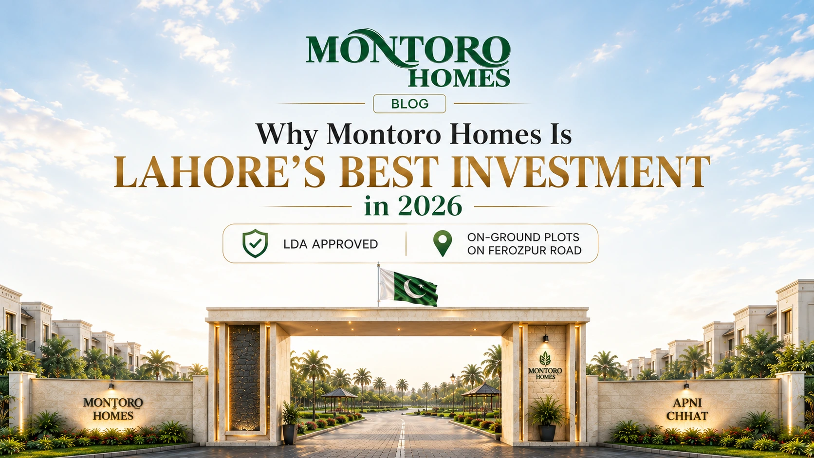 Why Montoro Homes Is Lahore's Best Investment in 2026